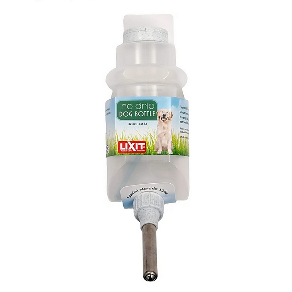 Lixit Top Fill NO-Drip Water Bottles for Dogs 32 FL oz